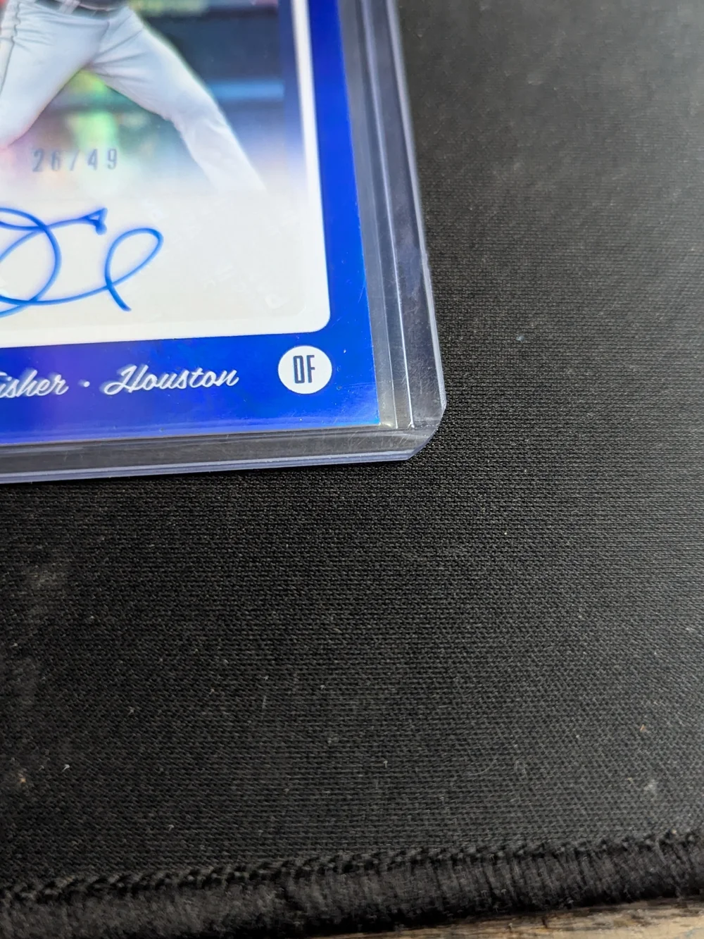 2017 Panini Donruss Signature Series Blue Derek Fisher 26/49 Autograph